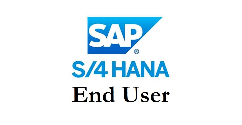 SAP S4Hana end user course